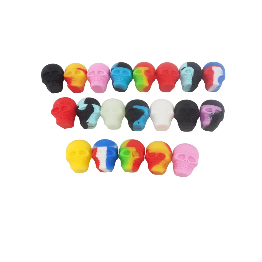 10pcs\lot 3ML Small Skull Newest Cool Silicone wax Container Silicone Jar for Oil Wax Dab Tool E-cigarette
10pcs\lot 3ML Small Skull Newest Cool Silicone wax Container Silicone Jar for Oil Wax Dab Tool E-cigarette