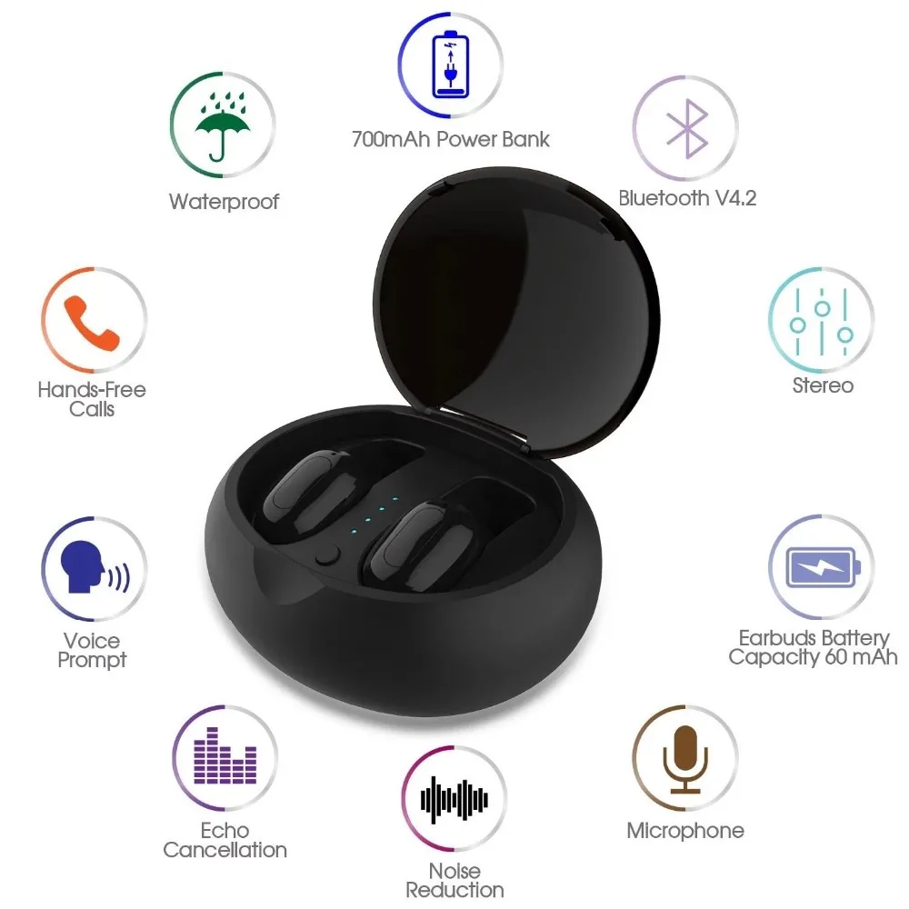 Mini Wireless Bluetooth Earphone sports running Headset with Mic Portable Charging Box
Mini Wireless Bluetooth Earphone sports running Headset with Mic Portable Charging Box
