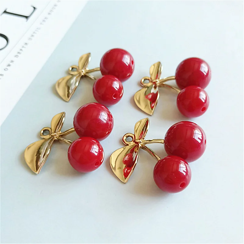 10pcs/lot Pretty Craft Handmade Women Necklace Charms 30mm Zinc Alloy Dangle Cherry Pendants DIY Fine Jewelry Making Accessories
10pcs/lot Pretty Craft Handmade Women Necklace Charms 30mm Zinc Alloy Dangle Cherry Pendants DIY Fine Jewelry Making Accessories