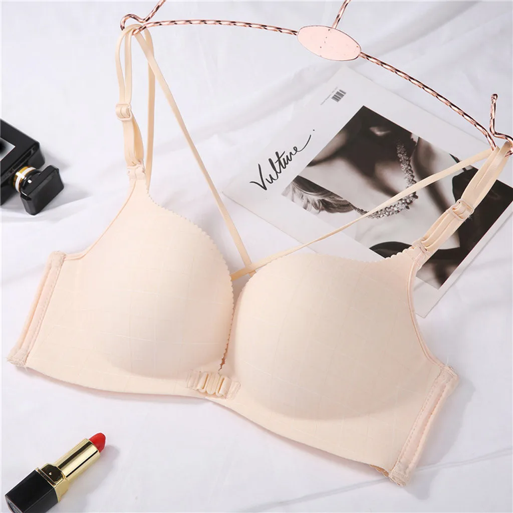 Women Comfortable Traceless sexy Side Closure Ropa Interior Femenina Sujetadores Bracier De Mujer Four Seasons Gift for Lover
Women Comfortable Traceless sexy Side Closure Ropa Interior Femenina Sujetadores Bracier De Mujer Four Seasons Gift for Lover