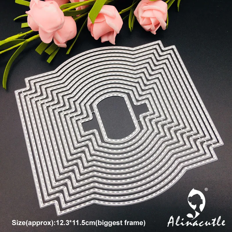 AlinaCraft METAL CUTTING DIES die cut 13pc nesting frame background Scrapbooking paper craft card album punch art cutter
AlinaCraft METAL CUTTING DIES die cut 13pc nesting frame background Scrapbooking paper craft card album punch art cutter