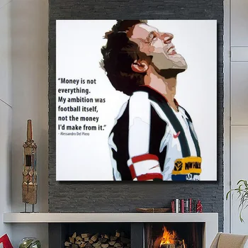 HOT sale Wall Art handpainted Oil Painting on Canvas ball Star figure poster Alessandro Del Piero picture for room home decor
HOT sale Wall Art handpainted Oil Painting on Canvas ball Star figure poster Alessandro Del Piero picture for room home decor