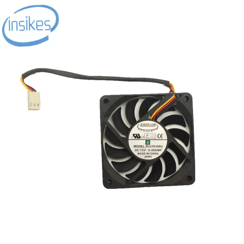 R127010BU Large Air Volume Silent Cooling Fan DC 12V 0.45A 7010 70*70*10mm 3 Wires
R127010BU Large Air Volume Silent Cooling Fan DC 12V 0.45A 7010 70*70*10mm 3 Wires