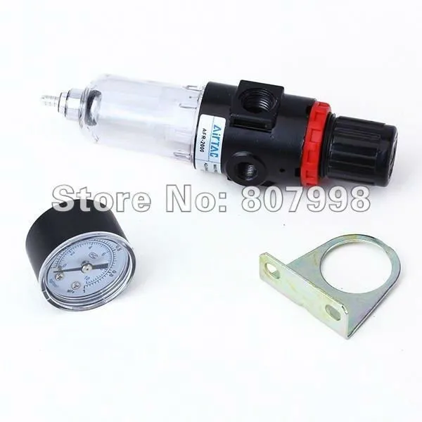 2pcs/lot,1/4'' Ports Pneumatic Air Filter Regulator Reducing Valve With Gauge Model AFR-2000
2pcs/lot,1/4'' Ports Pneumatic Air Filter Regulator Reducing Valve With Gauge Model AFR-2000