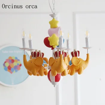 Royal Flying Elephant chandelier children's room lamp boys and girls bedroom American creative cartoon, baby elephant chandelier
Royal Flying Elephant chandelier children's room lamp boys and girls bedroom American creative cartoon, baby elephant chandelier