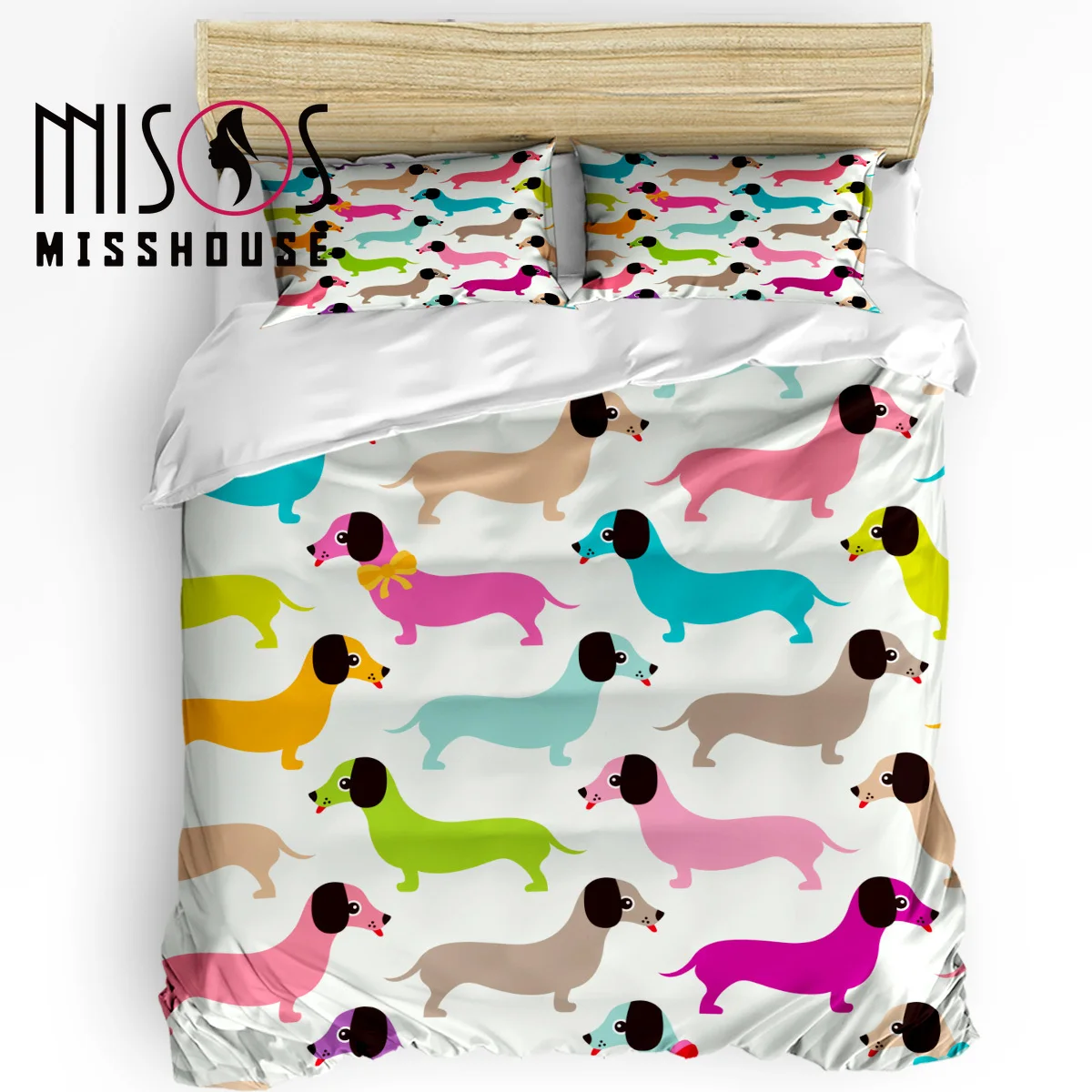 MISSHOUS Bedding Sets Cartoon Dachshund Catoon Dog Home Textile 3pcs Duvet Cover Set Comforter Cover Pillowcases
MISSHOUS Bedding Sets Cartoon Dachshund Catoon Dog Home Textile 3pcs Duvet Cover Set Comforter Cover Pillowcases