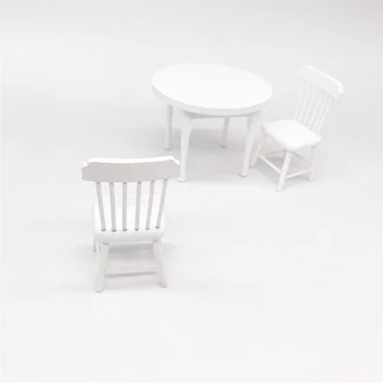 3pcs Wooden Furniture Miniature Dining Table and Chair Wooden Furniture Mini House Scene Decoration Ornaments 1:12 Mini House
3pcs Wooden Furniture Miniature Dining Table and Chair Wooden Furniture Mini House Scene Decoration Ornaments 1:12 Mini House