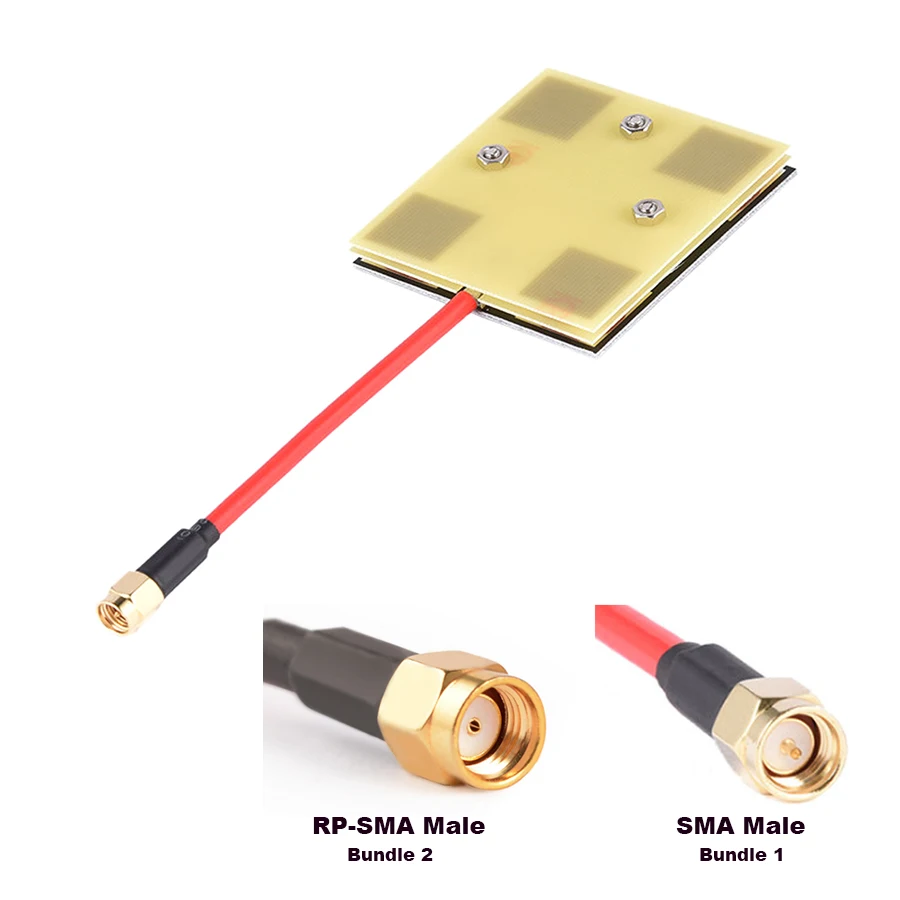 5.8G Antenna 14dBi High Gain Panel Antenna RC Multirotor Airplanes Antenna for Fixed-wing/Multicopter RP-SMA / SMA Optional
5.8G Antenna 14dBi High Gain Panel Antenna RC Multirotor Airplanes Antenna for Fixed-wing/Multicopter RP-SMA / SMA Optional