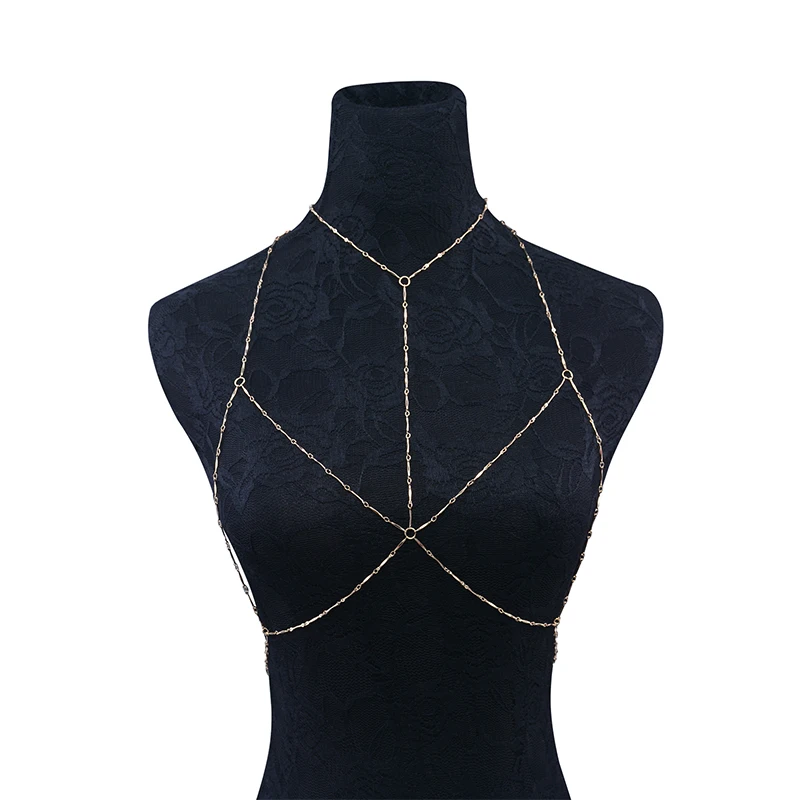 Ingesight.Z Classic Simple Chest Body Chain for Women Sexy Summer Hollow Bra Bikini Chain Wedding/Beach/Club Body Chain Jewelry
Ingesight.Z Classic Simple Chest Body Chain for Women Sexy Summer Hollow Bra Bikini Chain Wedding/Beach/Club Body Chain Jewelry
