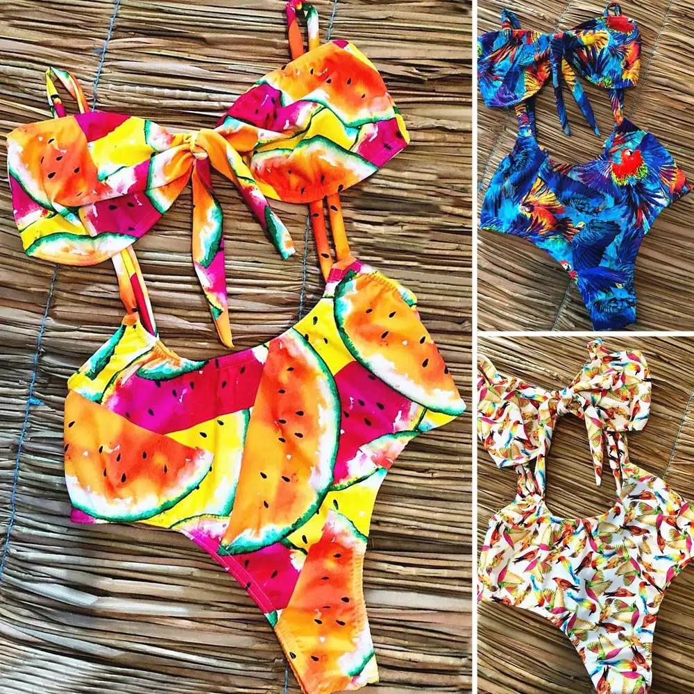 2019 Swimsuit Women Floral Print Swimwear Female Sexy Two-Piece Suit Summer Beachwear Maillot De Bain Femme High Waist Swim Wear
2019 Swimsuit Women Floral Print Swimwear Female Sexy Two-Piece Suit Summer Beachwear Maillot De Bain Femme High Waist Swim Wear