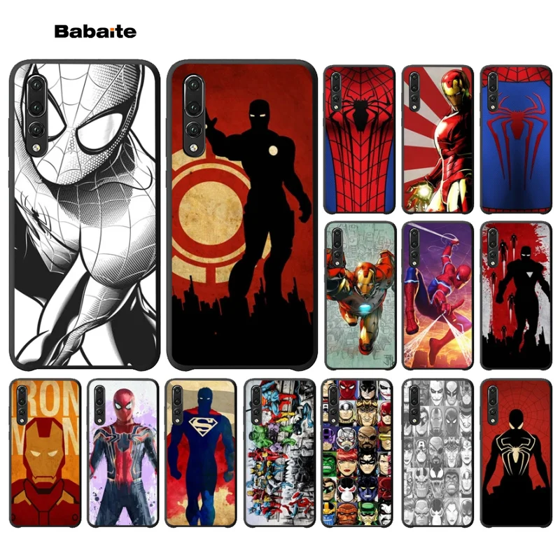 Babaite Marvel Superheroes Iron man Black TPU Soft Silicone Phone Case Cover for Haiwei NOVE3E P 10 Plus P20 P20 Pro Honor 9 10
Babaite Marvel Superheroes Iron man Black TPU Soft Silicone Phone Case Cover for Haiwei NOVE3E P 10 Plus P20 P20 Pro Honor 9 10