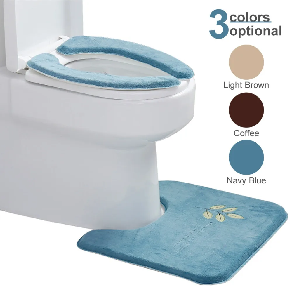 Toilet Seat Cover Mat Warm Soft Pad Rug Bathroom Toilet Mat Absorbent Carpet Non-Slip Washable Closestool Protector DQ9119
Toilet Seat Cover Mat Warm Soft Pad Rug Bathroom Toilet Mat Absorbent Carpet Non-Slip Washable Closestool Protector DQ9119
