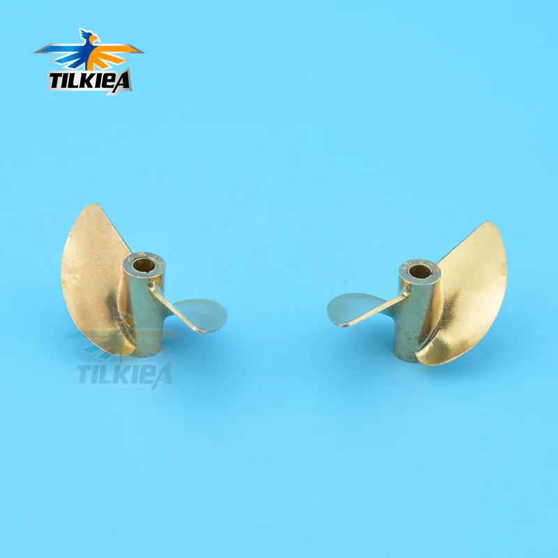 RC Boat D45mm Propeller 4mm Positive / Reverse Screw 2 blades Copper Propellers Left/Right Prop
RC Boat D45mm Propeller 4mm Positive / Reverse Screw 2 blades Copper Propellers Left/Right Prop
