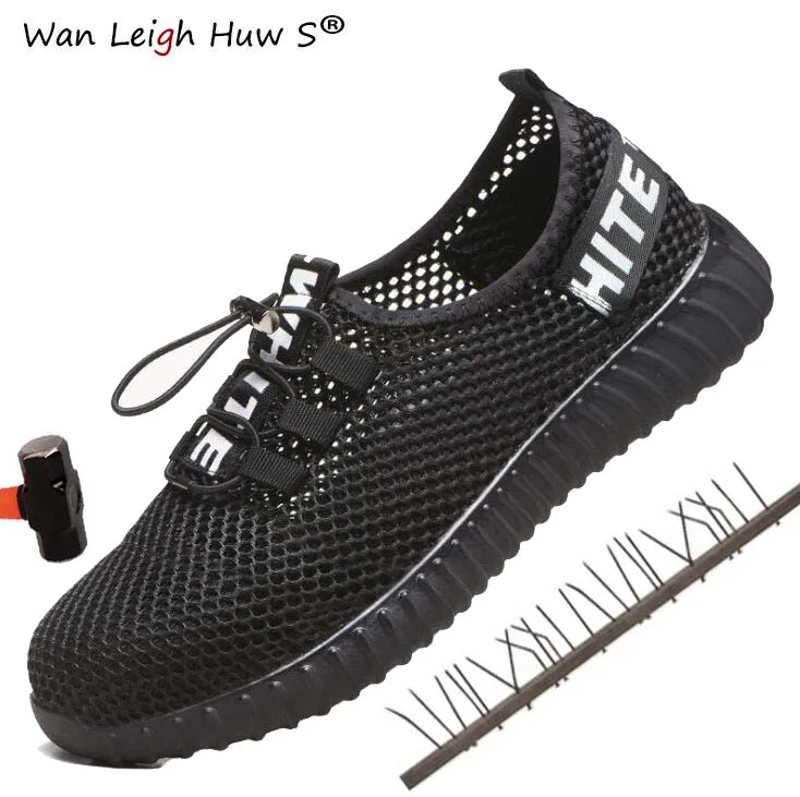 Protective shoes AIR breathable safety shoes men's Lightweight steel toe shoes anti-smashing piercing work Single mesh sneakers 
Protective shoes AIR breathable safety shoes men's Lightweight steel toe shoes anti-smashing piercing work Single mesh sneakers