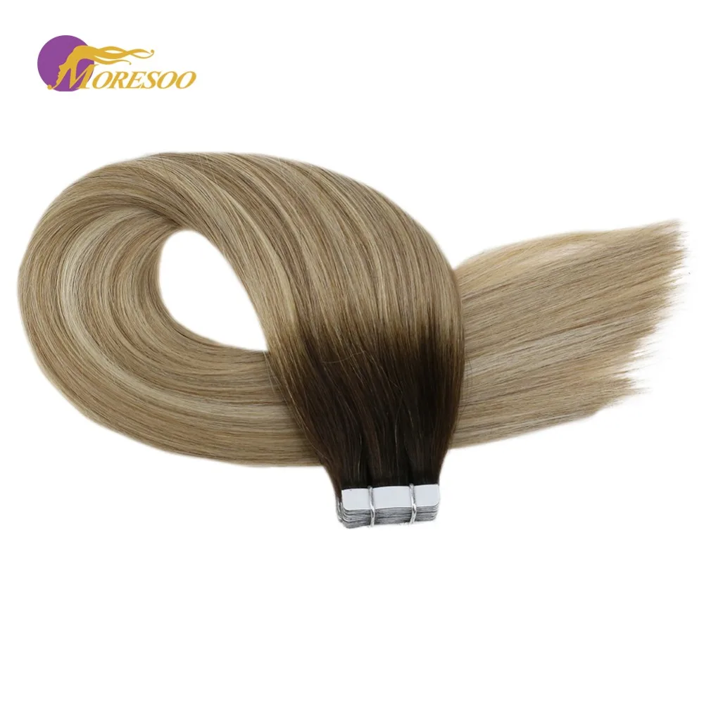 Moresoo Skin Weft Tape in Hair Extensions Brown #3 Mixes with #12 with Blonde #613 Remy Brazilian Human Hair 2.5g/ps 25g-100g
Moresoo Skin Weft Tape in Hair Extensions Brown #3 Mixes with #12 with Blonde #613 Remy Brazilian Human Hair 2.5g/ps 25g-100g