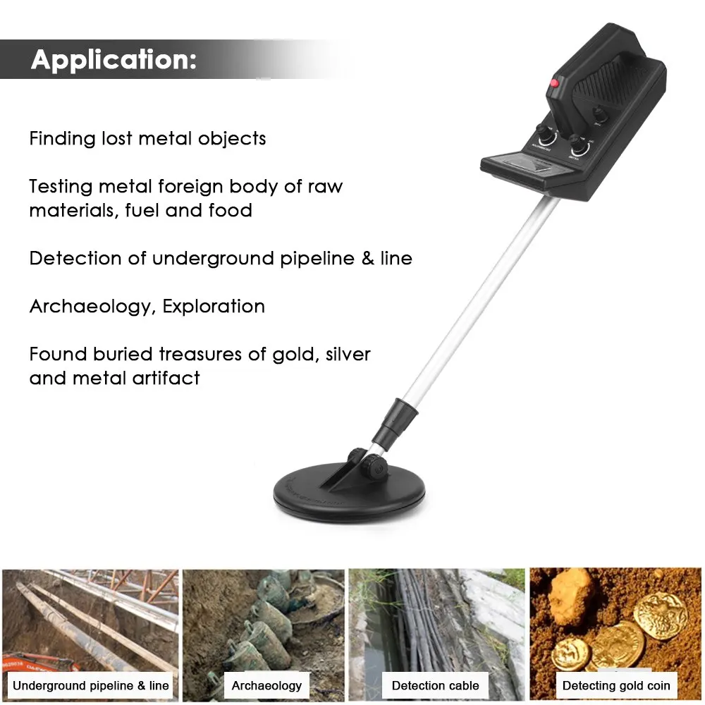 KKmoon Metal Detector Lightweight gold detector Ground Nugget Gold Digger Silver Treasure Hunter Seeker Finder 
KKmoon Metal Detector Lightweight gold detector Ground Nugget Gold Digger Silver Treasure Hunter Seeker Finder