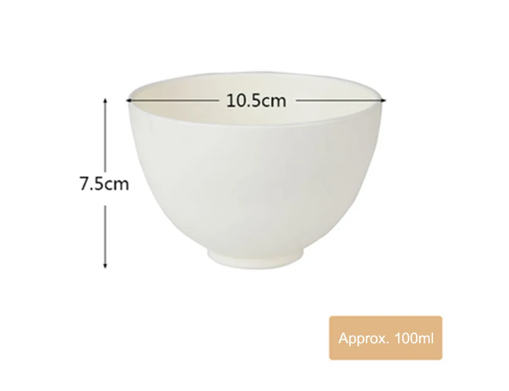 Elitzia ETBWP001WM Mask Tools Silicone Adjust Film Mask Bowl Set Beauty Salon Powder Necessary Supplies White Color Size M
Elitzia ETBWP001WM Mask Tools Silicone Adjust Film Mask Bowl Set Beauty Salon Powder Necessary Supplies White Color Size M