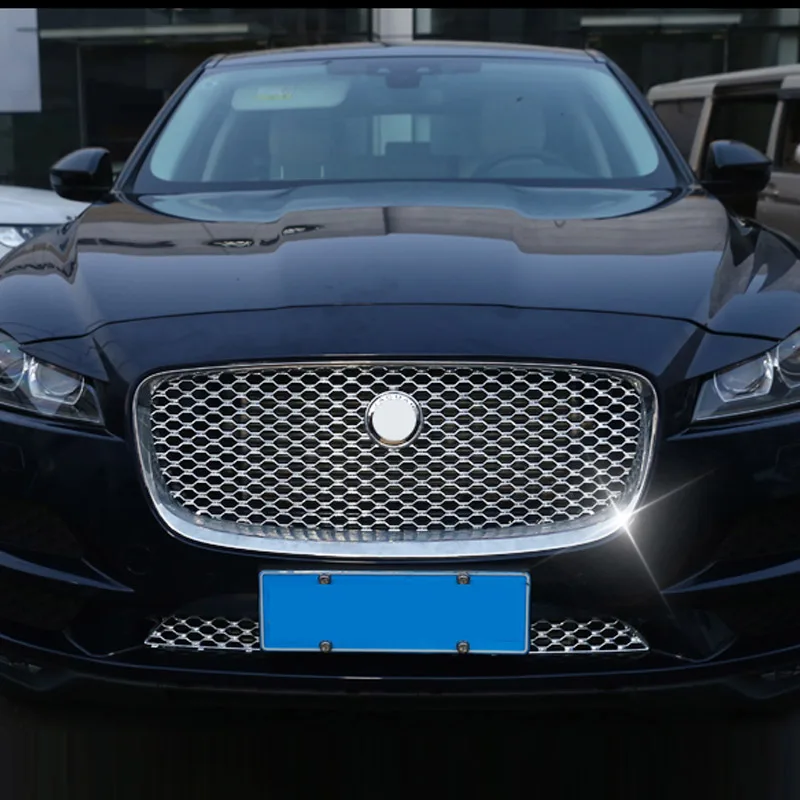 For-Jaguar-F-Pace-F-Pace-X761-2016-2017-Car-styling-ABS-Front-Grill-Cover-Trim