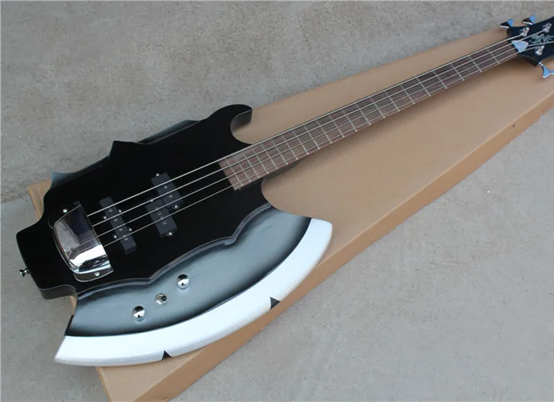 4-String Axe Electric Bass Guitar with Rosewood Fingerboard,Chrome Hardwares,Offer Customized
4-String Axe Electric Bass Guitar with Rosewood Fingerboard,Chrome Hardwares,Offer Customized