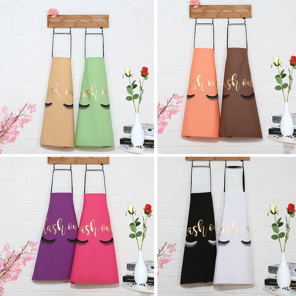 Cute Gilding Eyelash Pattern apron housework cleaning Cooking apron Anti Dust Kitchen BBQ picnic Cotton Apron Dropshipping
Cute Gilding Eyelash Pattern apron housework cleaning Cooking apron Anti Dust Kitchen BBQ picnic Cotton Apron Dropshipping