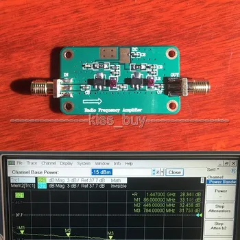 10MHz to 1.5GHz 32dB Gain 27dBm LNA Broadband RF power Amplifier Module FM HF VHF / UHF Ham Radio
10MHz to 1.5GHz 32dB Gain 27dBm LNA Broadband RF power Amplifier Module FM HF VHF / UHF Ham Radio