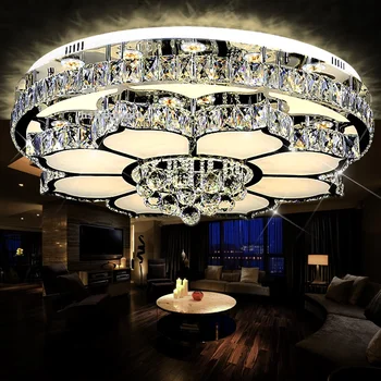 Living room lamp crystal circular LED ceiling light modern simple single layer double layer warm bedroom dining room lamp
Living room lamp crystal circular LED ceiling light modern simple single layer double layer warm bedroom dining room lamp