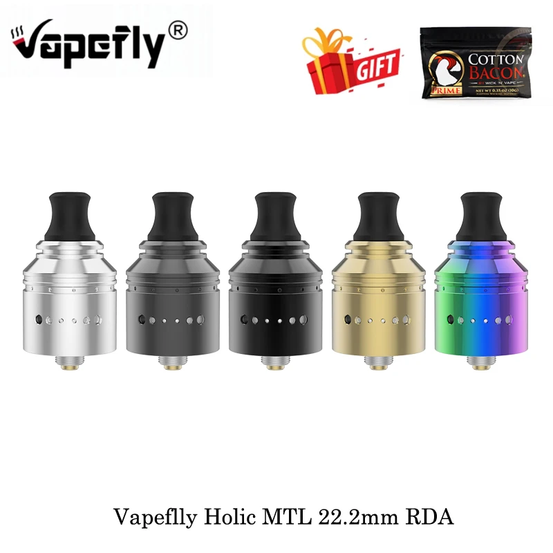electronic cigarette Vapeflly Holic MTL 22.2mm RDA MTL Single Coil Building Deck AFC system For Squonker Box Mod Vape Vaporizer
electronic cigarette Vapeflly Holic MTL 22.2mm RDA MTL Single Coil Building Deck AFC system For Squonker Box Mod Vape Vaporizer