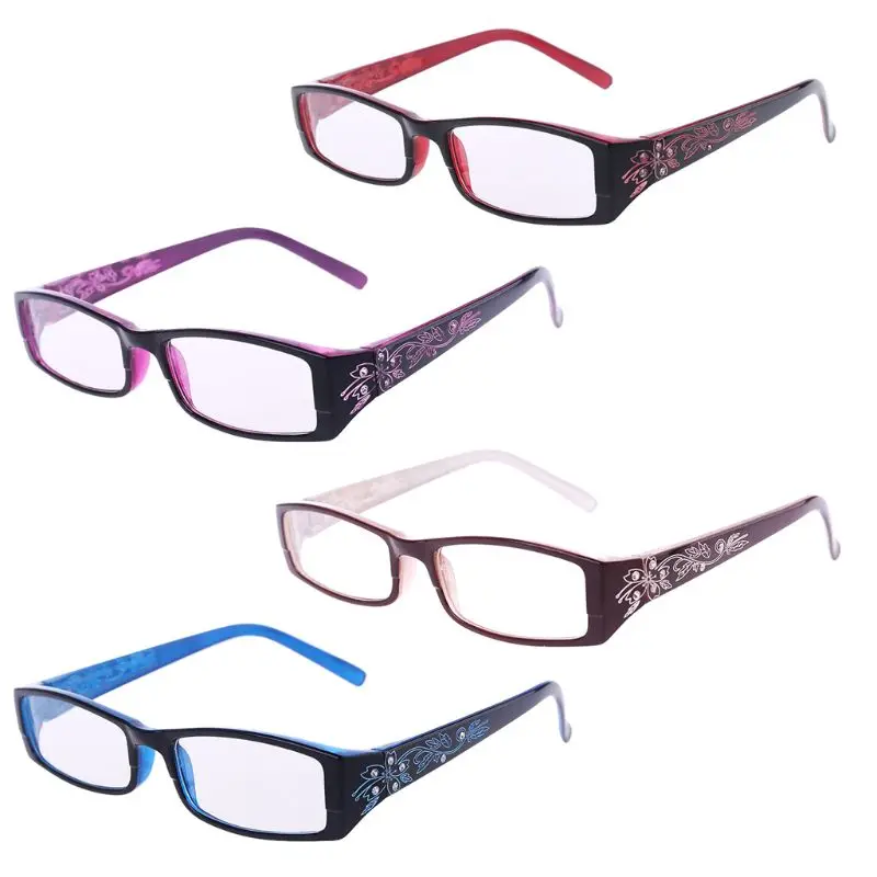 Women Fashion Imitation Diamond Flower Print Resin Reading Glasses Lady Female Eyes Protector 4 Colors Presbyopic +1.0~+4.0
Women Fashion Imitation Diamond Flower Print Resin Reading Glasses Lady Female Eyes Protector 4 Colors Presbyopic +1.0~+4.0