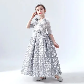 2019 Summer Autumn Luxury High-Quality Children Girls Evening Party Birthday Ball Gown Dress Kids Model Show Host Pageant Dress
2019 Summer Autumn Luxury High-Quality Children Girls Evening Party Birthday Ball Gown Dress Kids Model Show Host Pageant Dress