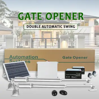 Automatic gate opener kit with battery box,control box,solar panel for single/double swing gate
Automatic gate opener kit with battery box,control box,solar panel for single/double swing gate