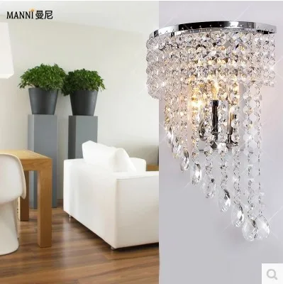 Lustre Wall Sconce Modern LED Crystal Wall Light Lamp With 2 Lights For Home Lighting Stainless Steel Plating
Lustre Wall Sconce Modern LED Crystal Wall Light Lamp With 2 Lights For Home Lighting Stainless Steel Plating