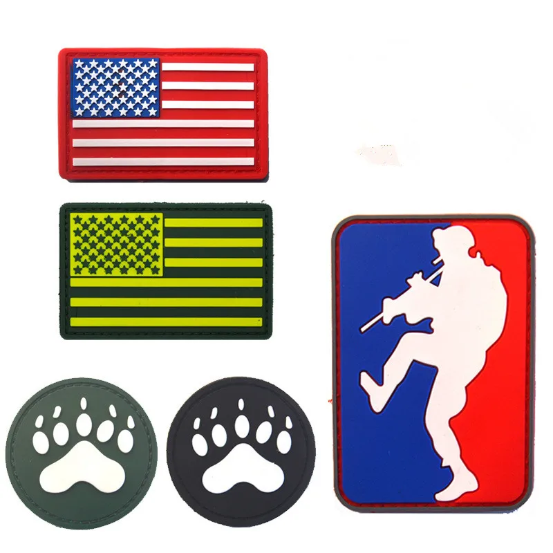 Rubber US Flag Brassard 3D Blackwater Tactical Patch Hook PVC Morale Emblem Armband Army Door Kickers Combat Badge
Rubber US Flag Brassard 3D Blackwater Tactical Patch Hook PVC Morale Emblem Armband Army Door Kickers Combat Badge