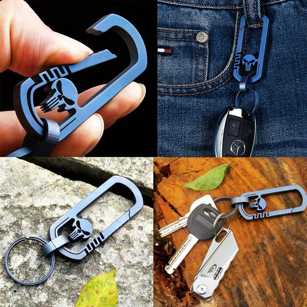 Titanium Key Rings Multifunctional Anti-Lost Key Chain Hook EDC Tools For Outdoors Titanium Key Rings Pocket Hook
Titanium Key Rings Multifunctional Anti-Lost Key Chain Hook EDC Tools For Outdoors Titanium Key Rings Pocket Hook