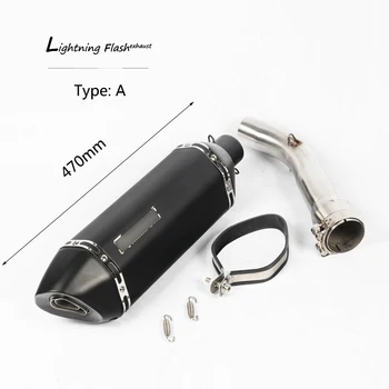 For Yamaha FZ1 FZ1N Exhaust Pipe Motorcycle Mid Link Pipe Slip On 51 mm Muffler with Removabke DB Killer Escape
For Yamaha FZ1 FZ1N Exhaust Pipe Motorcycle Mid Link Pipe Slip On 51 mm Muffler with Removabke DB Killer Escape
