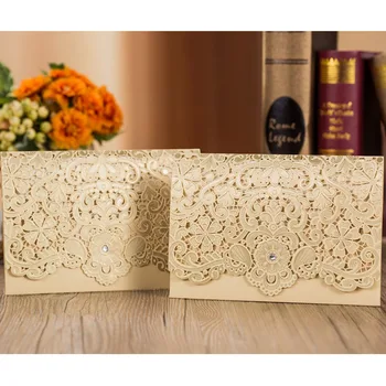 1pcs Gold Laser Cut Diamond Wedding Invitations Card Elegant Greeting Card Envelopes Wedding Favor Birthday Party Decoration
1pcs Gold Laser Cut Diamond Wedding Invitations Card Elegant Greeting Card Envelopes Wedding Favor Birthday Party Decoration