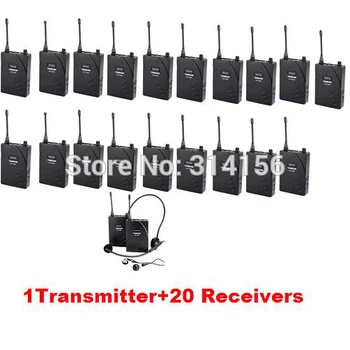 Takstar UHF-938/UHF 938 UHF frequency Wireless Tour Guide System 50m Operating Range 1 Transmitter+20 Receivers for Tour guiding
Takstar UHF-938/UHF 938 UHF frequency Wireless Tour Guide System 50m Operating Range 1 Transmitter+20 Receivers for Tour guiding
