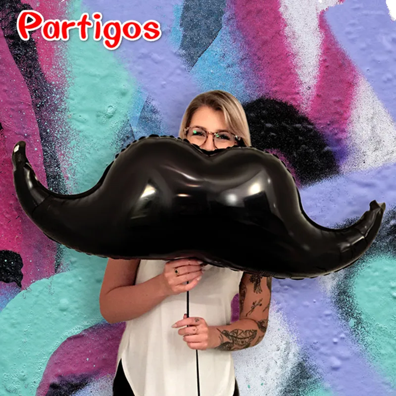 5pcs Black Mustaches Balloon 88*40CM Beard Gentleman Helium Balloons Wedding Birthday Bridal Party Mustaches Confetti Decor Ball
5pcs Black Mustaches Balloon 88*40CM Beard Gentleman Helium Balloons Wedding Birthday Bridal Party Mustaches Confetti Decor Ball