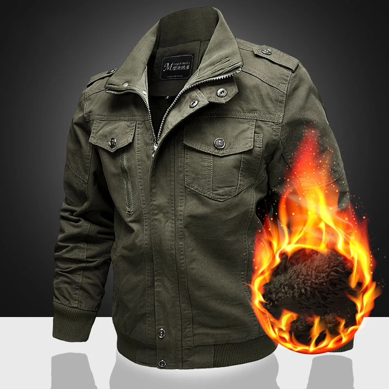 Military Jacket Men Winter Flight Suit Coat Thick Army Pilot Air Force Cargo Fleece Lining Cool Softshell ArmyGreen Black Goth
Military Jacket Men Winter Flight Suit Coat Thick Army Pilot Air Force Cargo Fleece Lining Cool Softshell ArmyGreen Black Goth