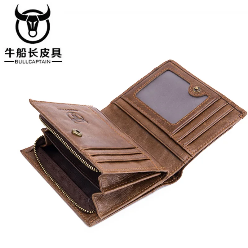 BULLCAPTAIN 2018 Men Wallet male wallet Genuine Leather for man Zipper wallet Card Coin wallet for gift birthday 3 color
BULLCAPTAIN 2018 Men Wallet male wallet Genuine Leather for man Zipper wallet Card Coin wallet for gift birthday 3 color