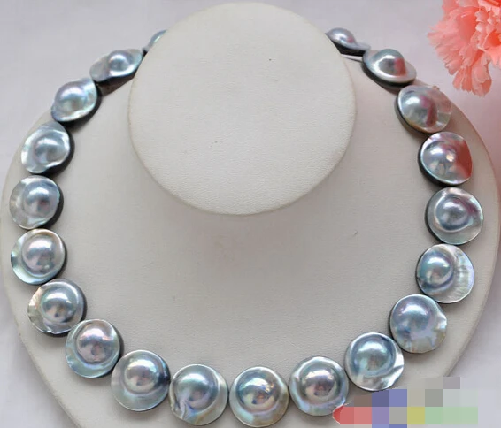 FREE SHIPPING>>>@@ > Hot sale &>>>>>AAA++ HUGE REAL 18" 20mm gray south sea mabe pearl NECKLACE
FREE SHIPPING>>>@@ > Hot sale &>>>>>AAA++ HUGE REAL 18" 20mm gray south sea mabe pearl NECKLACE
