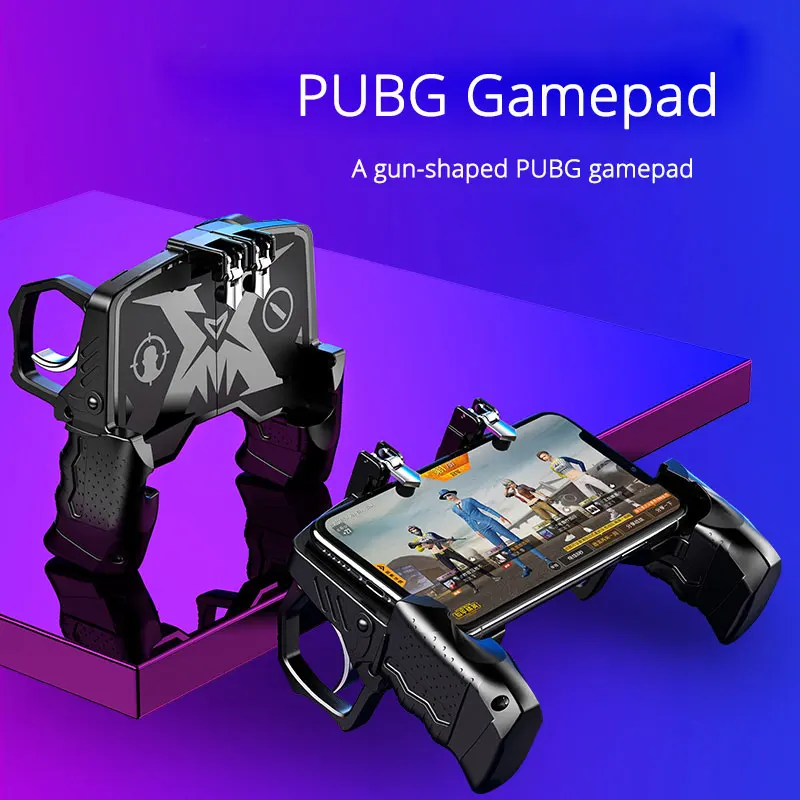 PUBG Mobile Joystick Gamepad Gun-type Grip PUBG Controller For Phone L1R1 Trigger Fire Buttons For iPhone Android IOS
PUBG Mobile Joystick Gamepad Gun-type Grip PUBG Controller For Phone L1R1 Trigger Fire Buttons For iPhone Android IOS