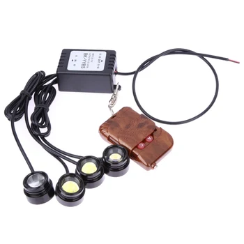 VODOOL Universal 6000K 4in1 12V 12W LED Car Emergency Strobe Lights DRL Wireless Remote Control Kit Car Accessories 16 Patterns
VODOOL Universal 6000K 4in1 12V 12W LED Car Emergency Strobe Lights DRL Wireless Remote Control Kit Car Accessories 16 Patterns