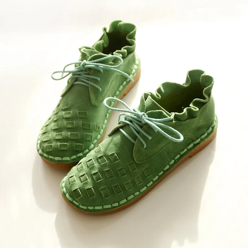 New spring and autumn retro sweet leather women weaving lace personality leaf mouth shallow mouth and ankle students tide shoes
New spring and autumn retro sweet leather women weaving lace personality leaf mouth shallow mouth and ankle students tide shoes