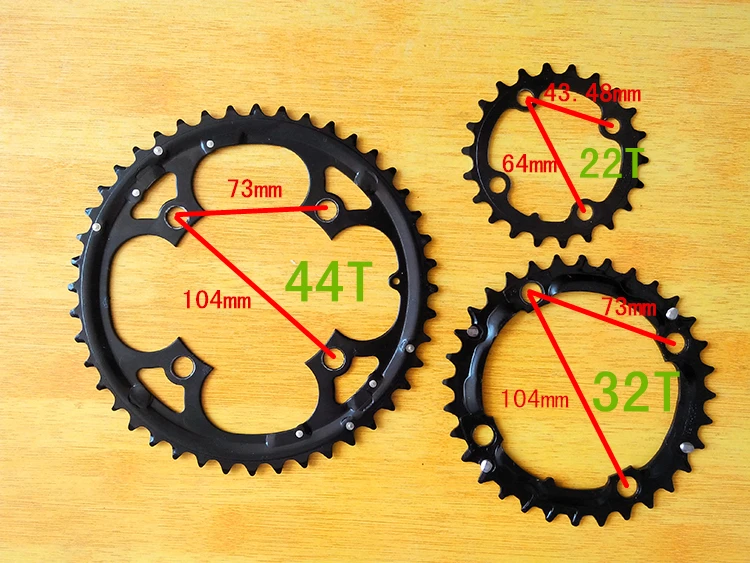 64BCD 104BCD 22T 32T 44T MTB Bike Bicycle PROWHEEL Chainwheel Cycle Crankset Bicycle Repair Part
64BCD 104BCD 22T 32T 44T MTB Bike Bicycle PROWHEEL Chainwheel Cycle Crankset Bicycle Repair Part