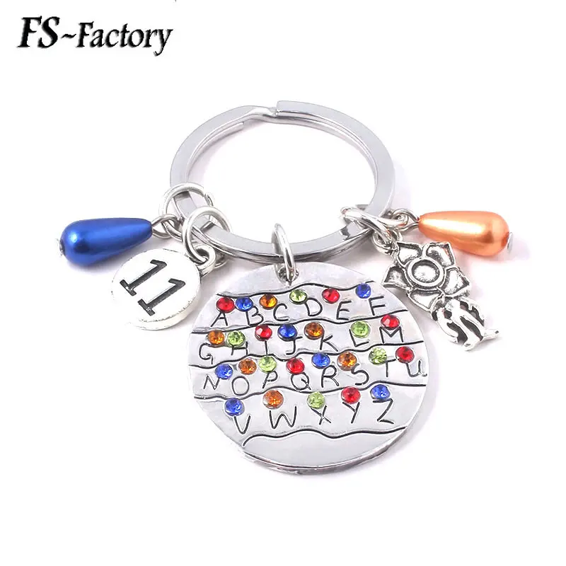 Stranger Things Keychain Alphabet Light Wall Letter 11 Monster Bulb Charms Key Chain for Women Men Choker Keyring Jewelry Gift
Stranger Things Keychain Alphabet Light Wall Letter 11 Monster Bulb Charms Key Chain for Women Men Choker Keyring Jewelry Gift