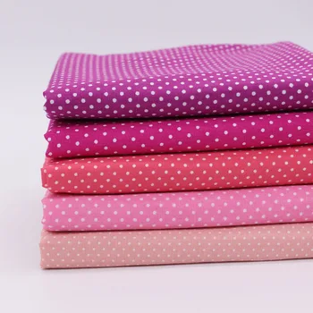 5PCS Pure Polka Dot cotton fabric DIY cloth sewing tilda fabrics patchwork cotton tissue home textile woven telas tecido
5PCS Pure Polka Dot cotton fabric DIY cloth sewing tilda fabrics patchwork cotton tissue home textile woven telas tecido