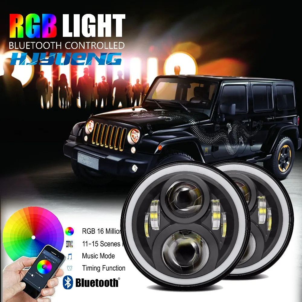 Front Light Round Headlights 7inch Headlamp Offroad 7"LED Head Driving Light Lamp for JK Wrangler 07-15 Defender 4x4 off road
Front Light Round Headlights 7inch Headlamp Offroad 7"LED Head Driving Light Lamp for JK Wrangler 07-15 Defender 4x4 off road