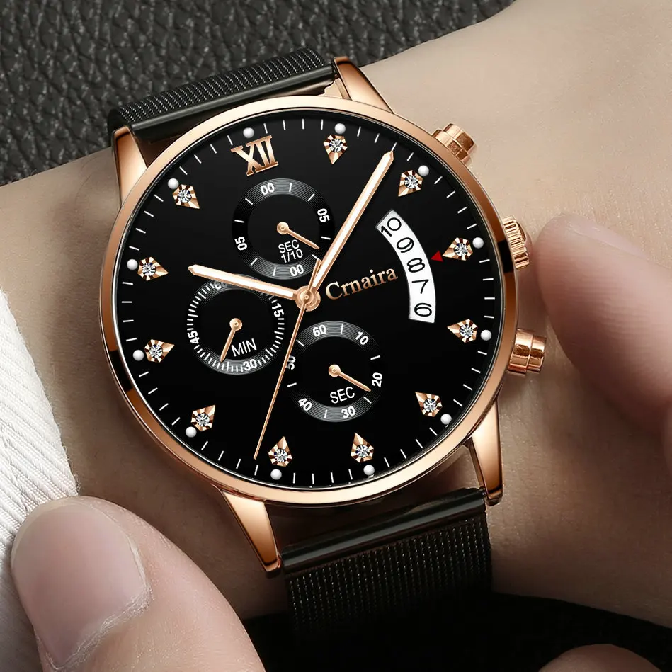 Relogio Masculino Men's Fashion Casual Business Wristwatches steel Watches Men Brand Luxury Full Steel Quartz Watch Male Clock 
Relogio Masculino Men's Fashion Casual Business Wristwatches steel Watches Men Brand Luxury Full Steel Quartz Watch Male Clock