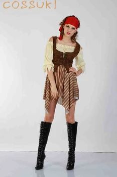 Halloween Adult Sexy Women Cool Pirate Captain Pirates Of The Caribbean Cosplay Costume For Performance Or Masquerade Party
Halloween Adult Sexy Women Cool Pirate Captain Pirates Of The Caribbean Cosplay Costume For Performance Or Masquerade Party