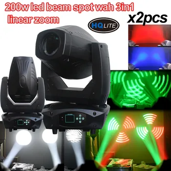 2PCS New Design 200W LED Beam Spot Wash 3in1 Moving Head Light Plus ZOOM Features 18 Channels DJ Disco Light
2PCS New Design 200W LED Beam Spot Wash 3in1 Moving Head Light Plus ZOOM Features 18 Channels DJ Disco Light